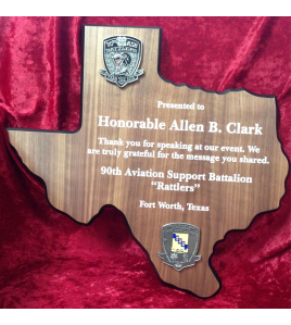 Texas State Plaque