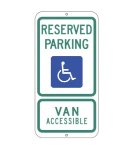 Reserved Parking, Hanicap, Van Accessible (TX)