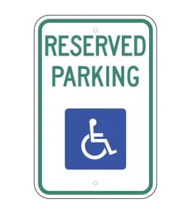 Reserved Parking, Hanicap