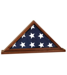Flag Display - American Genuine Walnut