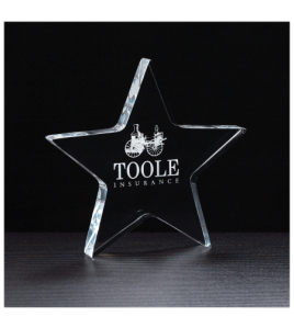 Acrylic Paperweight, Star