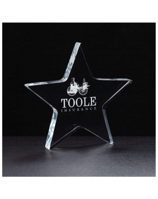 Acrylic Paperweight, Star
