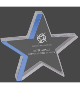 Color Edge Acrylic Star