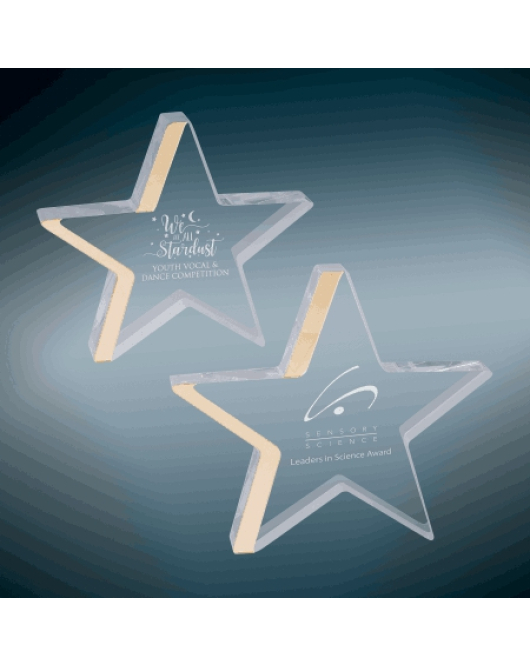 Color Edge Acrylic Star