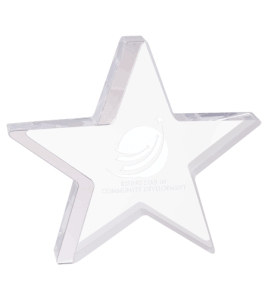 Color Edge Acrylic Star