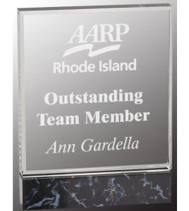 Black Marble Acrylic Block