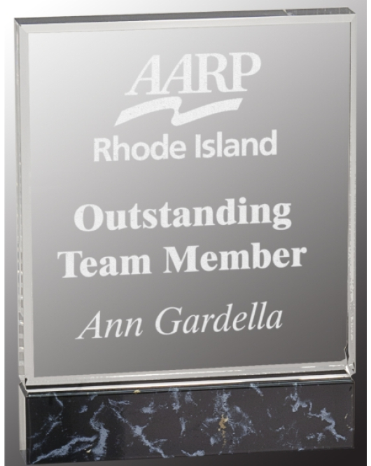 Black Marble Acrylic Block