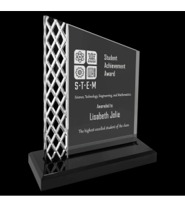 Lattice Acrylic, Black