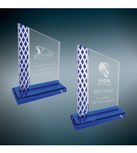 Lattice Acrylic, Blue