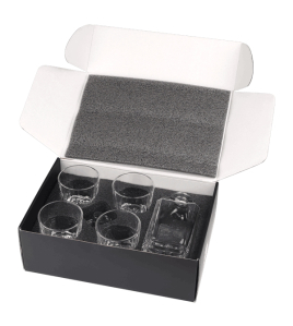 Decanter with Glasses, Square