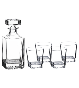 Decanter with Glasses, Square
