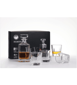 Decanter with Glasses, Square