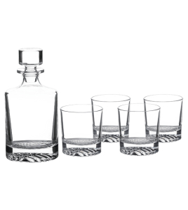 Decanter with Glasses, Round