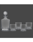 Golf Decanter with Glasses
