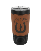 Leatherette 20oz Tumbler Black