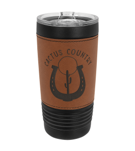 Leatherette 20oz Tumbler Black