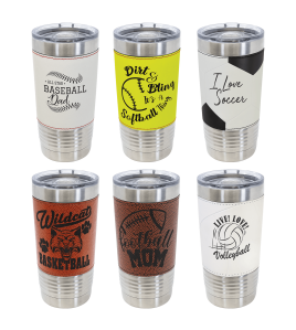 Leatherette 20oz Tumbler Sports Series