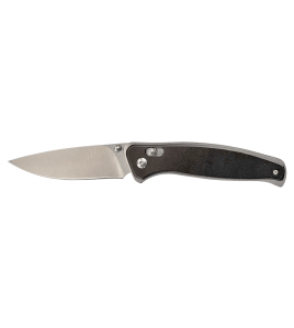 Bison River 4 1/2&quot; Button Lock Folding Knife with Clip