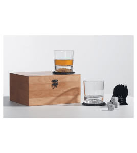 Whiskey Set in Wood Gift Box