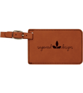 Leatherette Luggage Tag