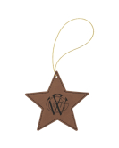 Leatherete Star Ornament