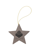 Leatherete Star Ornament