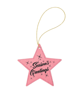 Leatherete Star Ornament