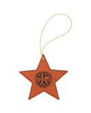 Leatherete Star Ornament