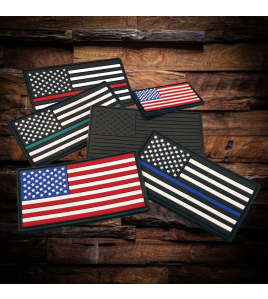 PVC American Flag Patch