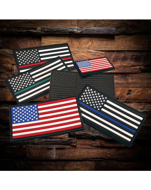 PVC American Flag Patch