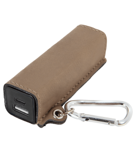 Leatherette Power Bank with USB-C Cord