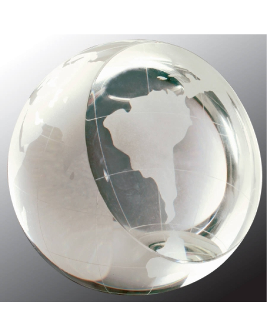 Crystal Globe Paperweight