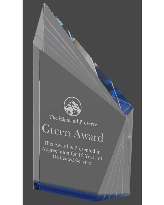 Beveled Peak Crystal