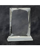 Crystal Rectangle on Clear Base