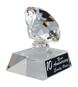 Diamond on Pedestal Base