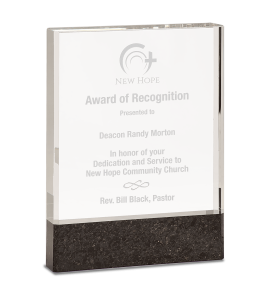 Fusion Crystal with Black Marble