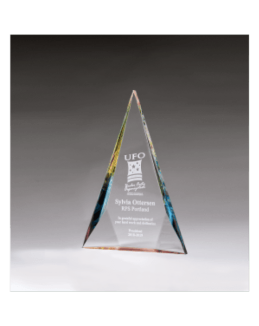 Crystal Diamond with Prism-Effect