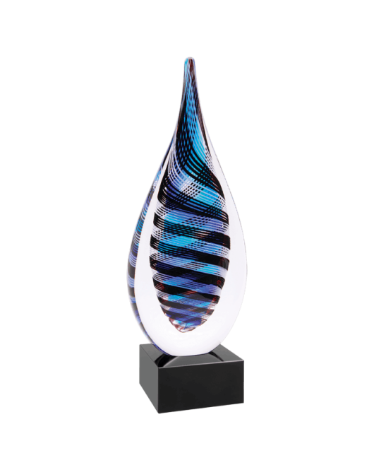 Art Glass, Twisted Rain Drop