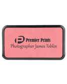 Leatherette Name Tag, Large Frame