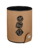 Leatherette Cup Dice Set