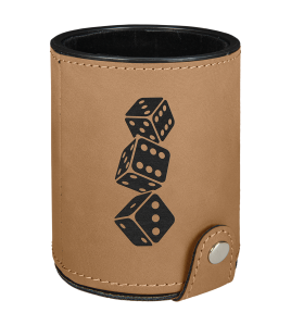 Leatherette Cup Dice Set