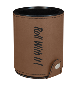Leatherette Cup Dice Set