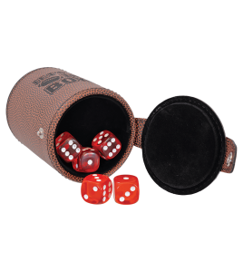 Leatherette Cup Dice Set