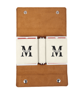 Leatherette Card and Dice Set