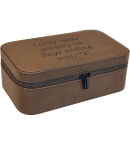 Leatherette Jewelry Box - Large