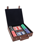 Poker Set, 100 Chip - Leatherette