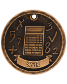 3D Series Medal, Math