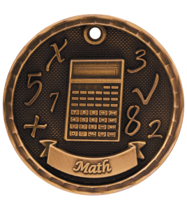 3D Series Medal, Math