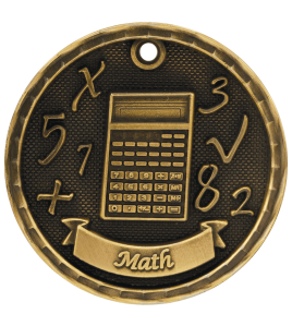 3D Series Medal, Math
