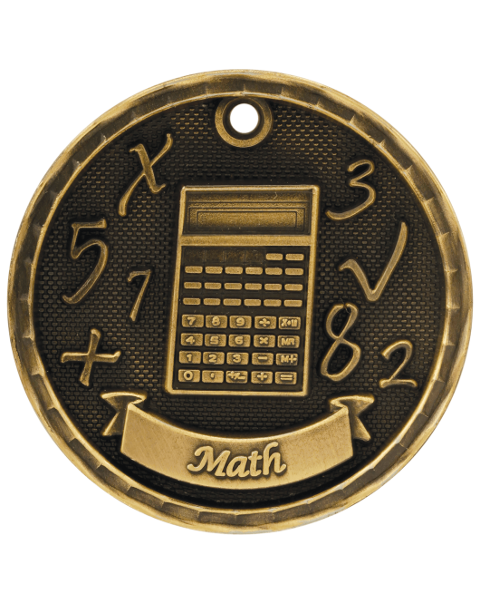 3D Series Medal, Math